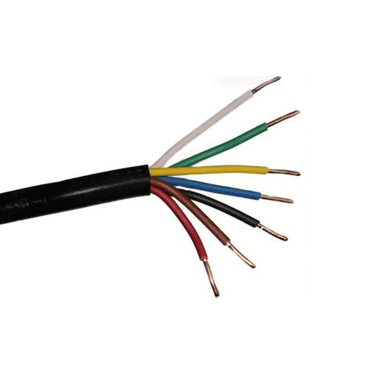 Kastro 7 Uçlu Toprak Altı Sulama Sinyal Kablosu 0,8mm 7 Renk 10 Metre