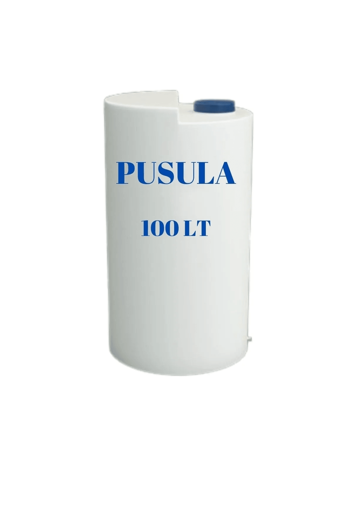 Pusula Su Depoları Polietilen 100 LT Beyaz Dikey Su Deposu / Vanalı